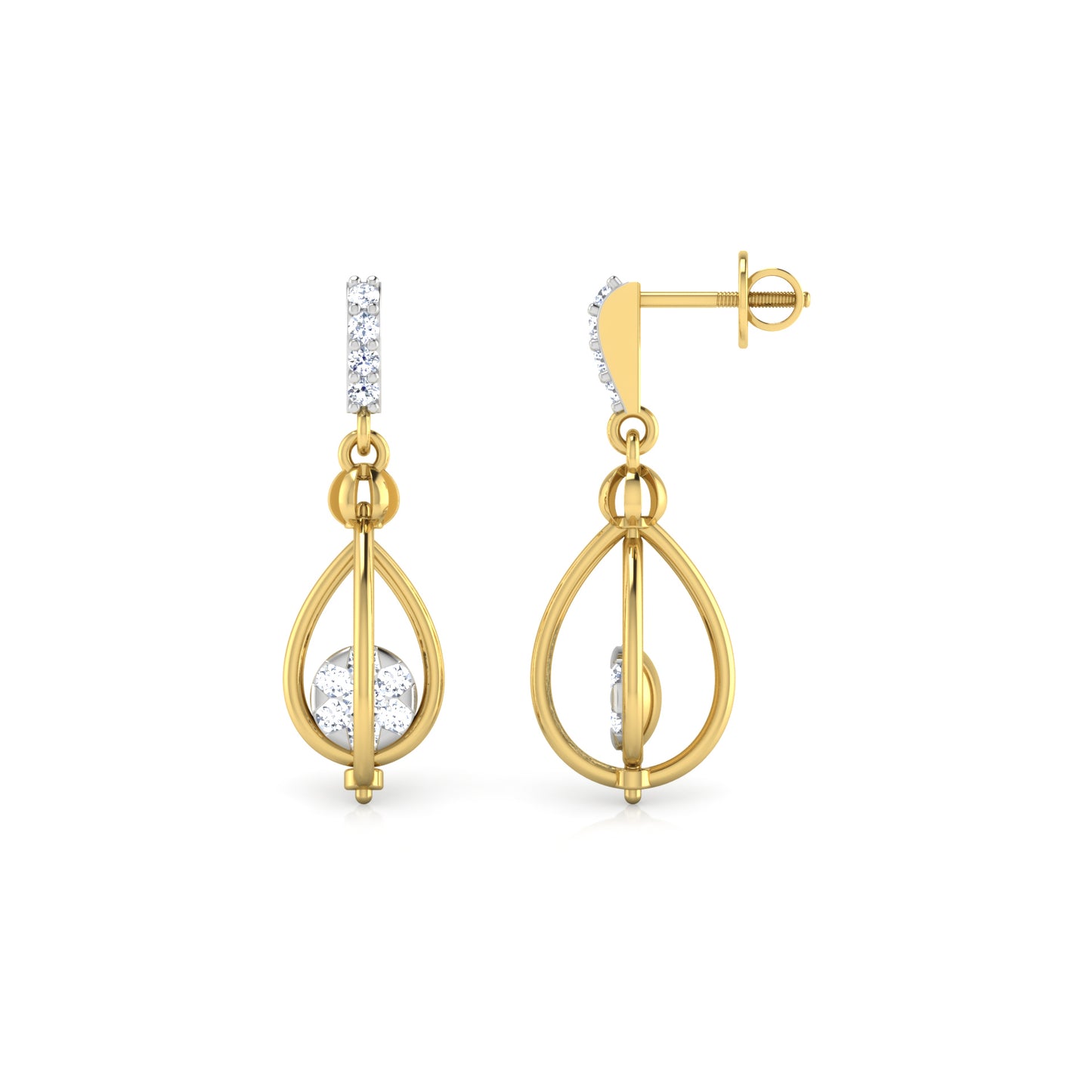 Celestial Charm Diamond Threaders
