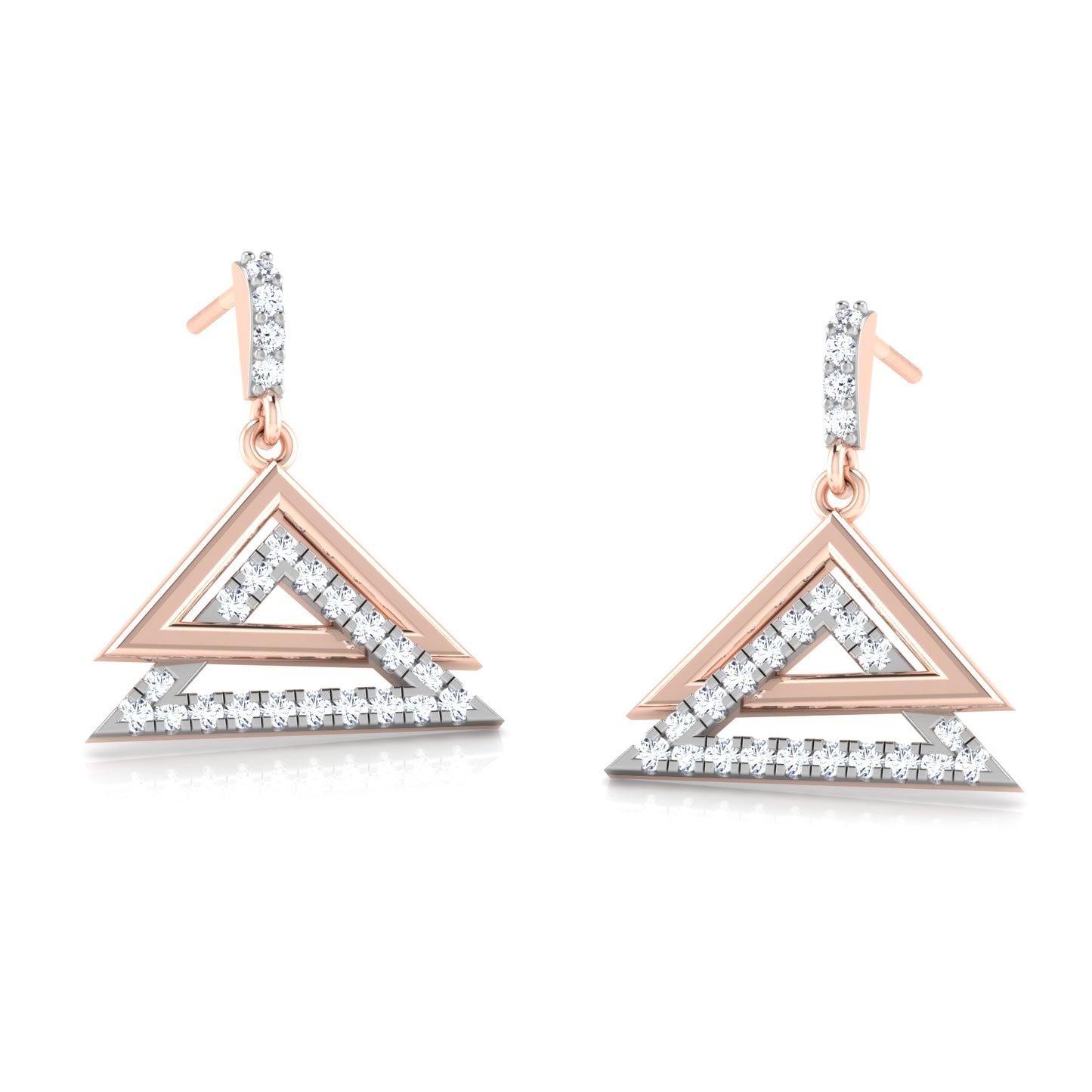 Moonlit Mirage Diamond Hoops