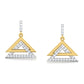 Moonlit Mirage Diamond Hoops 18K