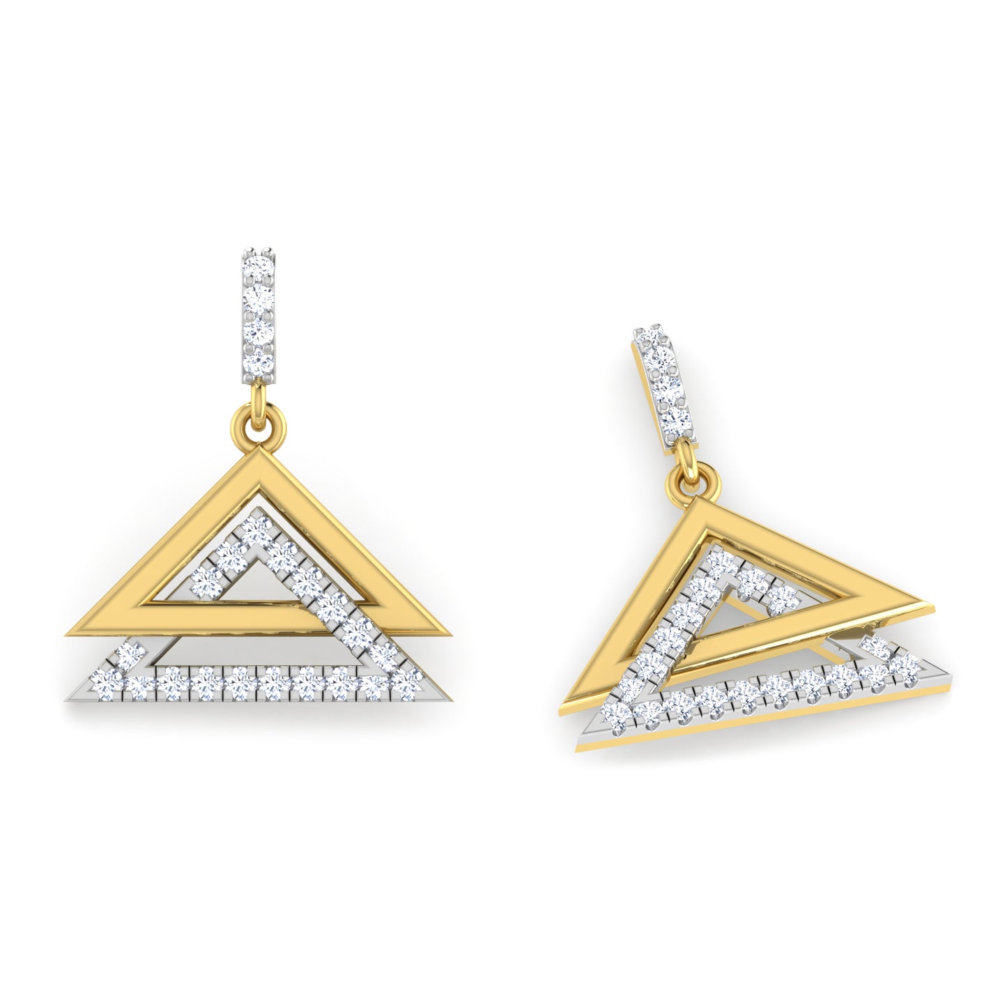 Moonlit Mirage Diamond Hoops