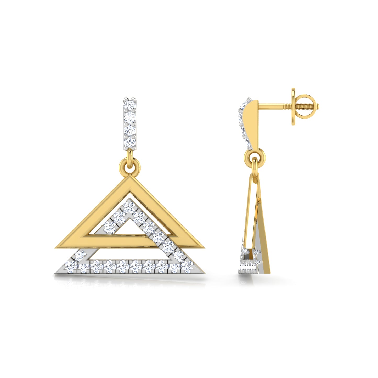 Moonlit Mirage Diamond Hoops
