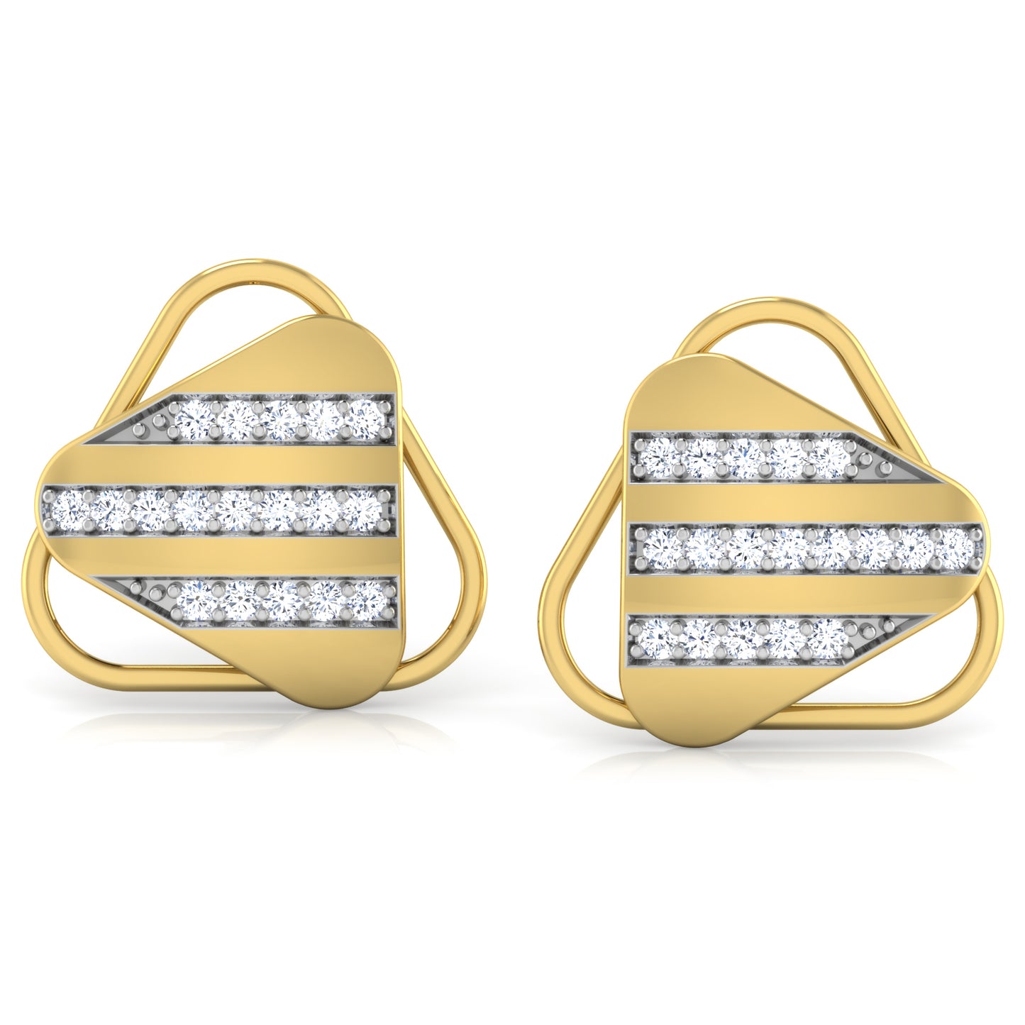 Shimmering Serenade Diamond Studs 18K