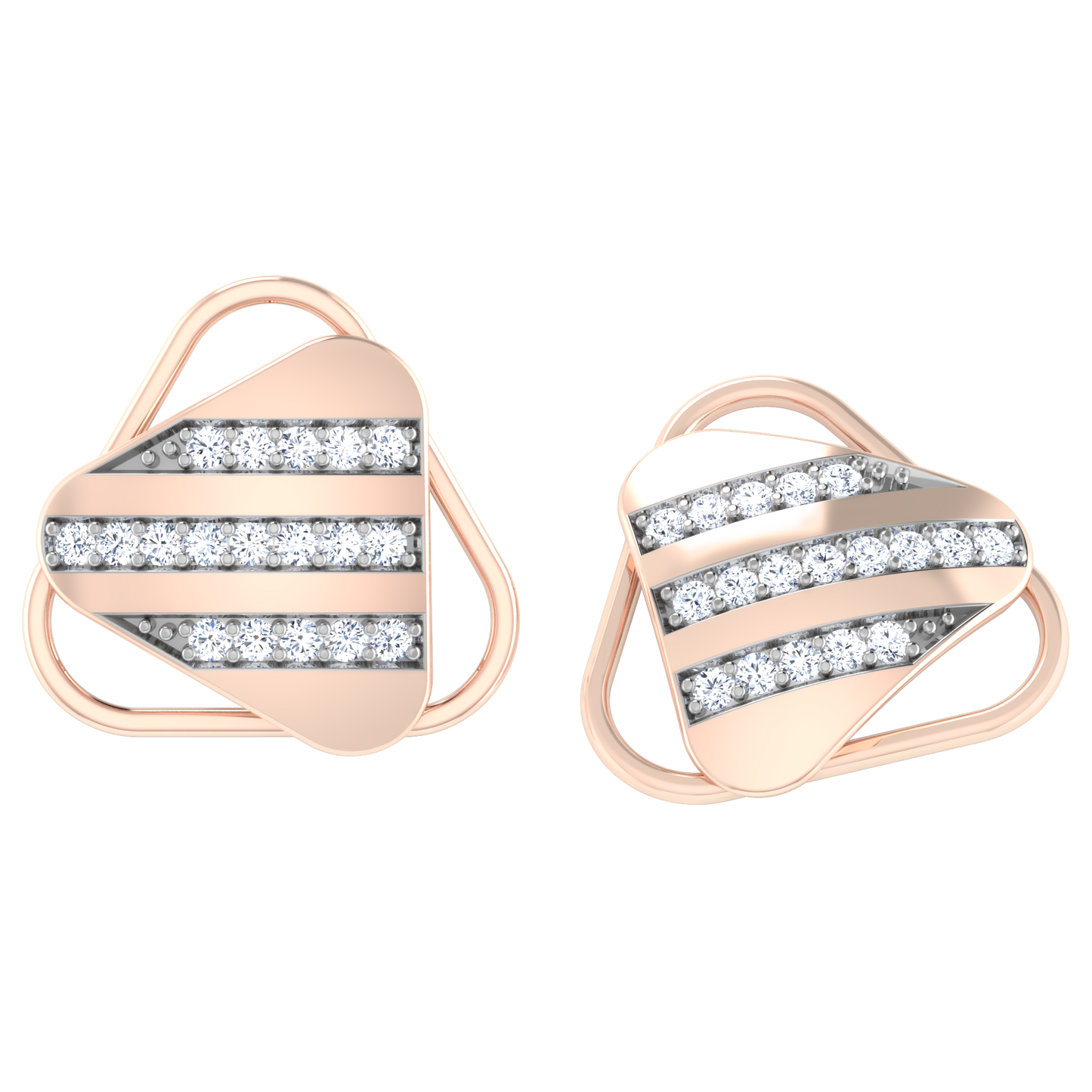 Shimmering Serenade Diamond Studs 18K