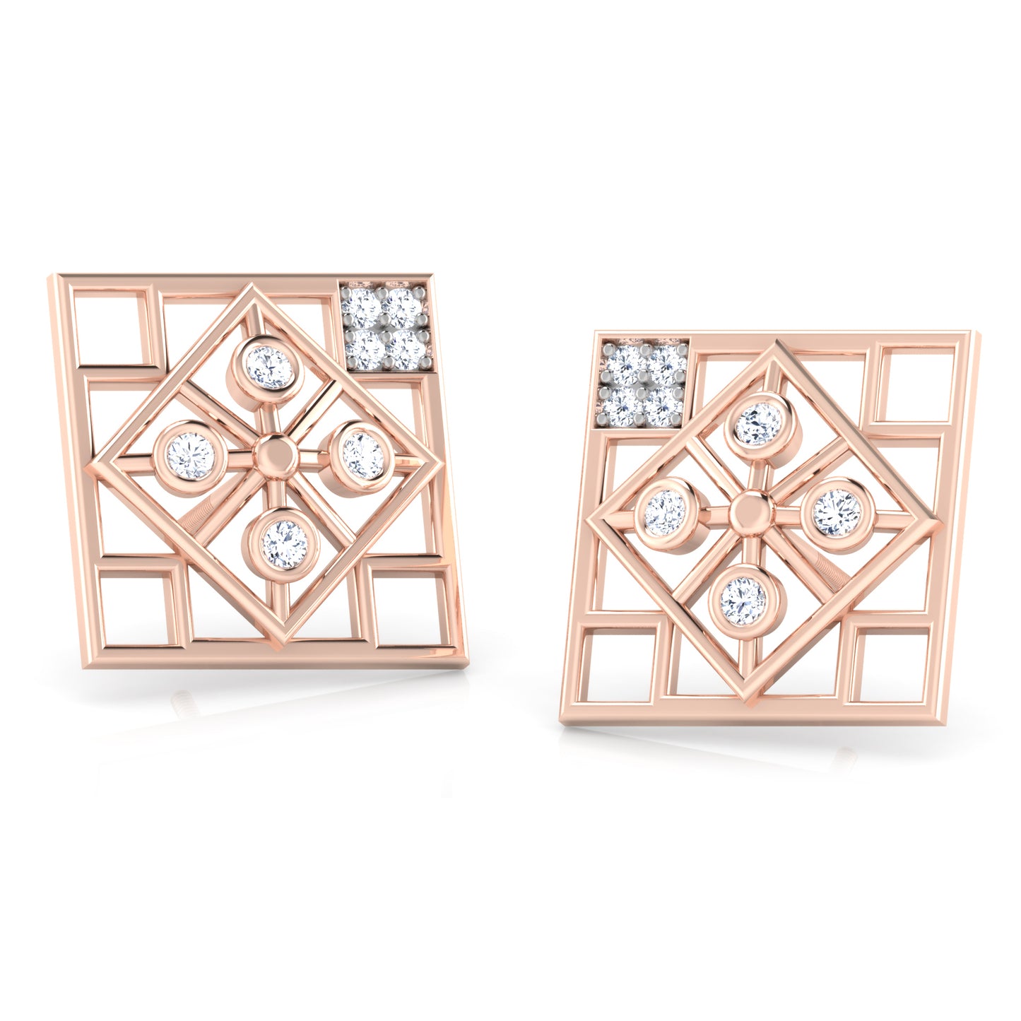 Glistening Glamour Diamond Huggies 18K