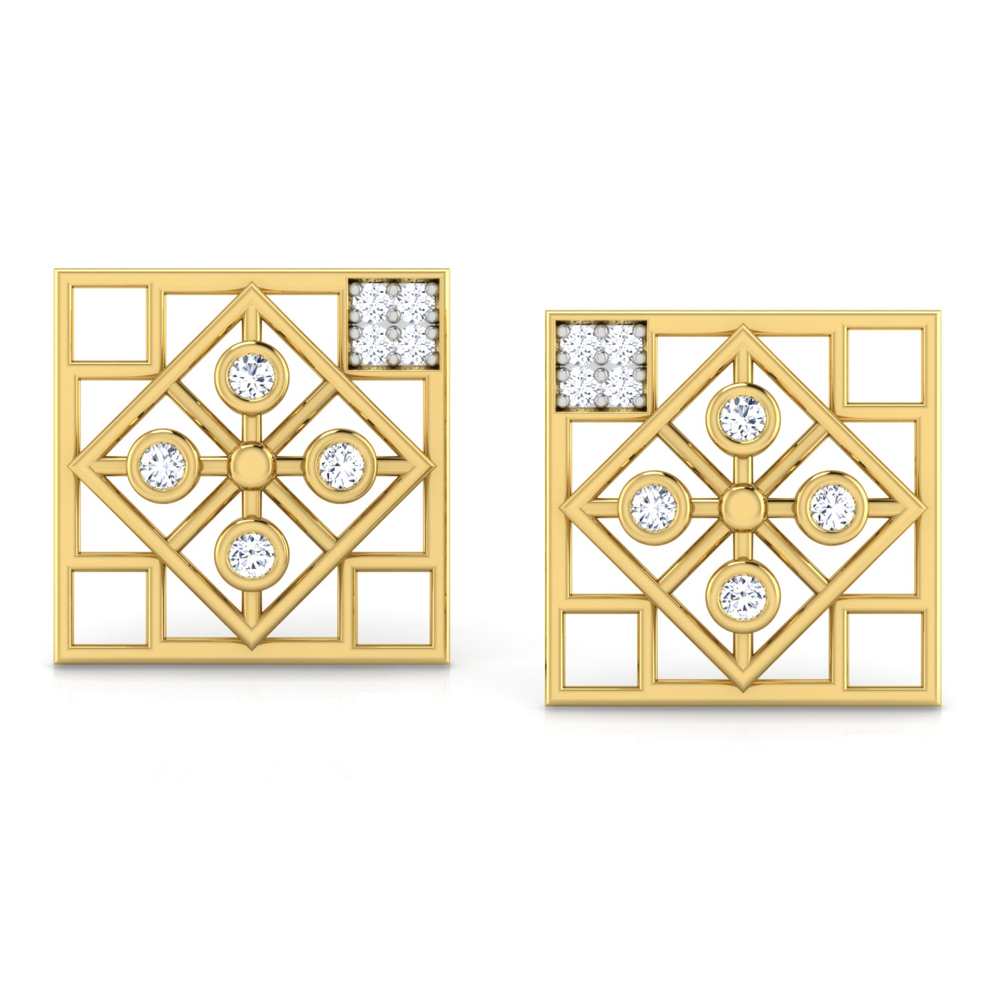 Glistening Glamour Diamond Huggies 18K