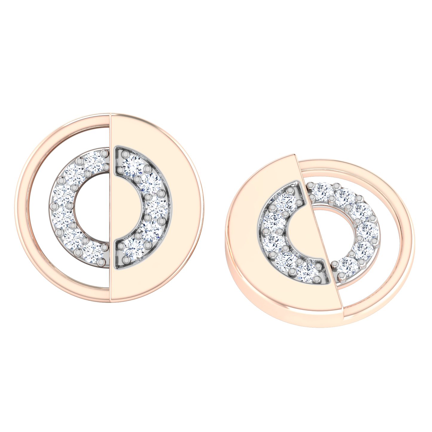 Aurora Array Diamond Hoops