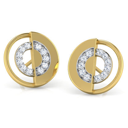 Aurora Array Diamond Hoops 18K