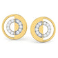 Aurora Array Diamond Hoops 18K