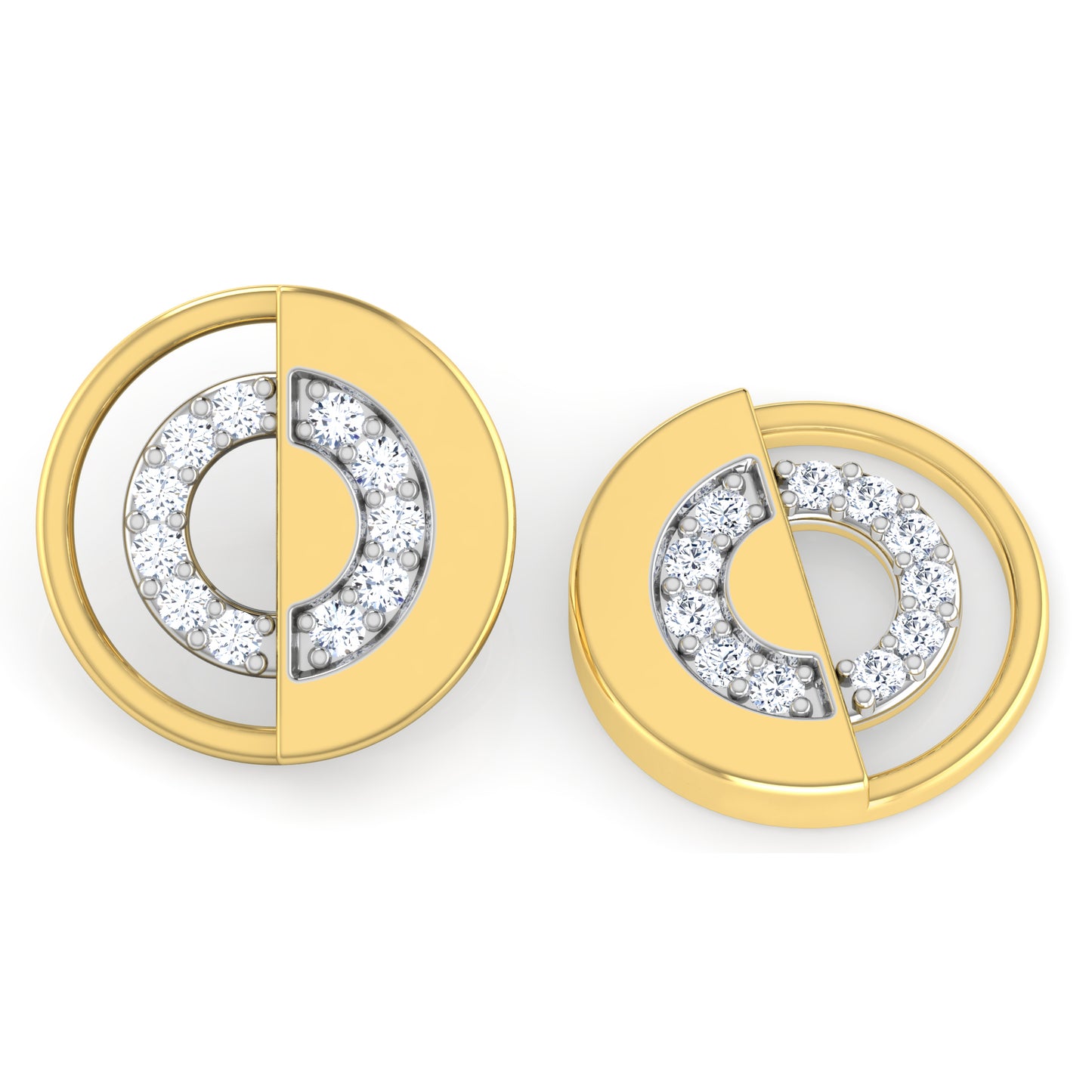 Aurora Array Diamond Hoops