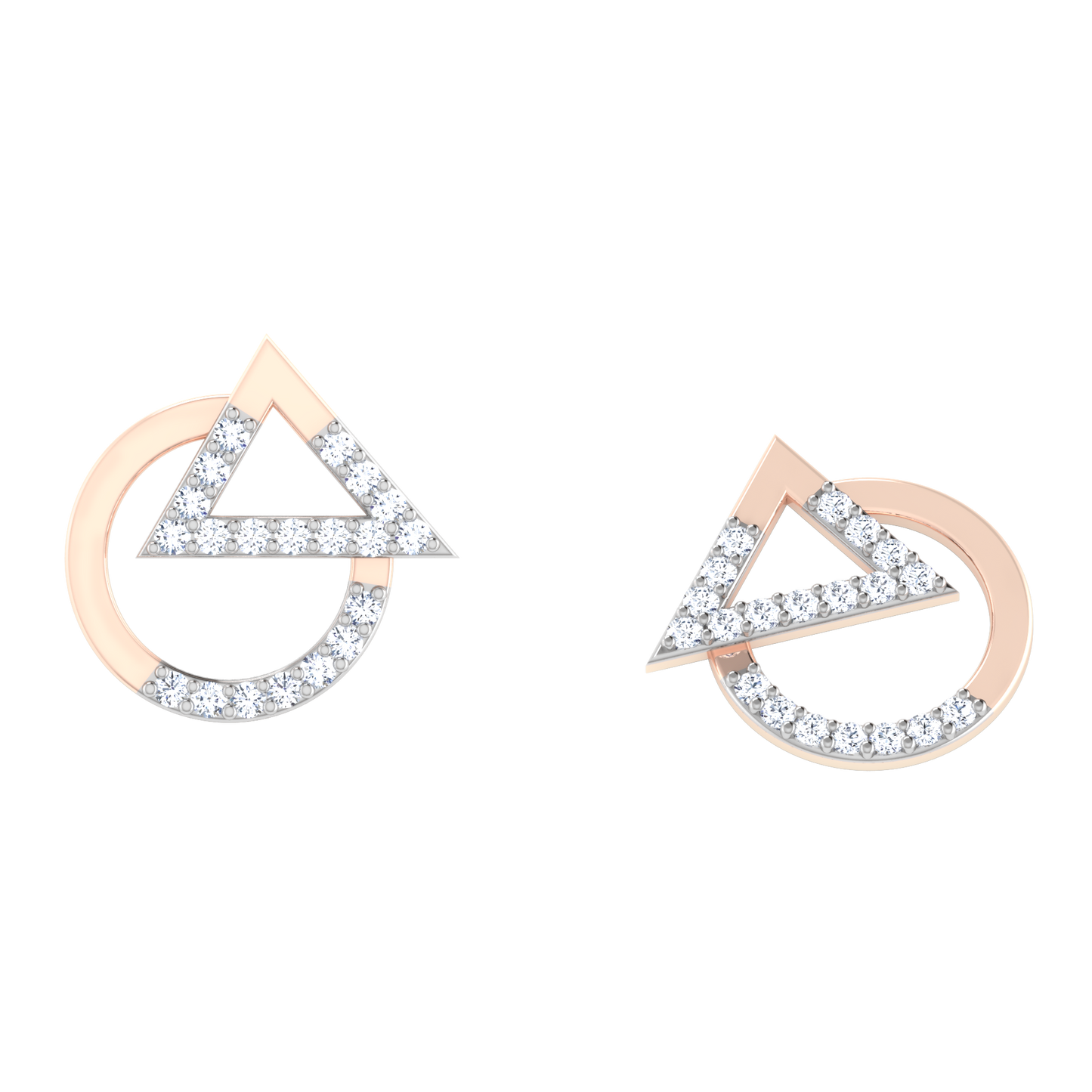 Serene Soliloquy Diamond Studs 18K