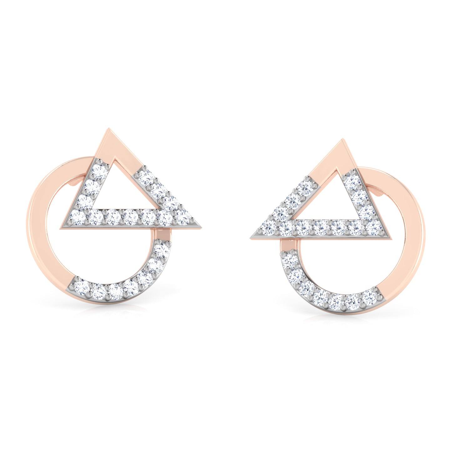 Serene Soliloquy Diamond Studs 18K