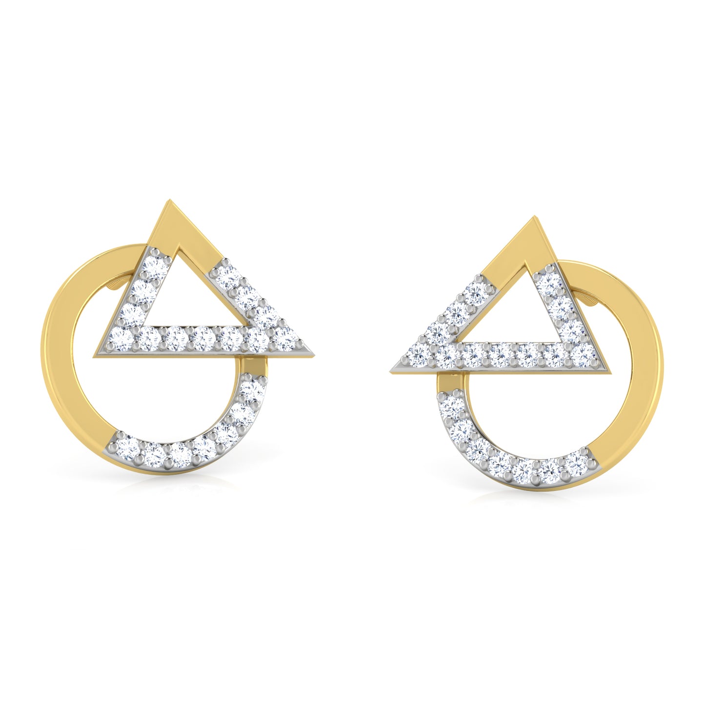 Serene Soliloquy Diamond Studs 18K