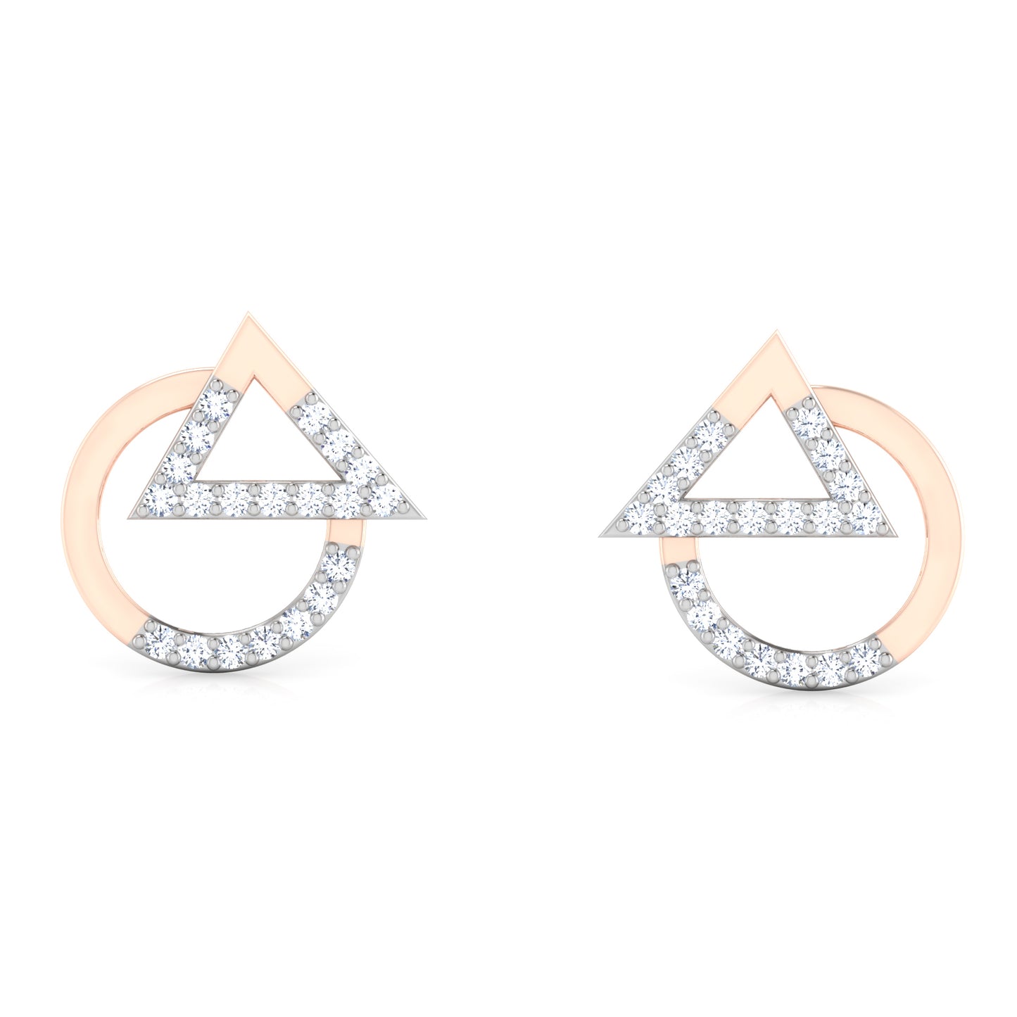 Serene Soliloquy Diamond Studs 18K