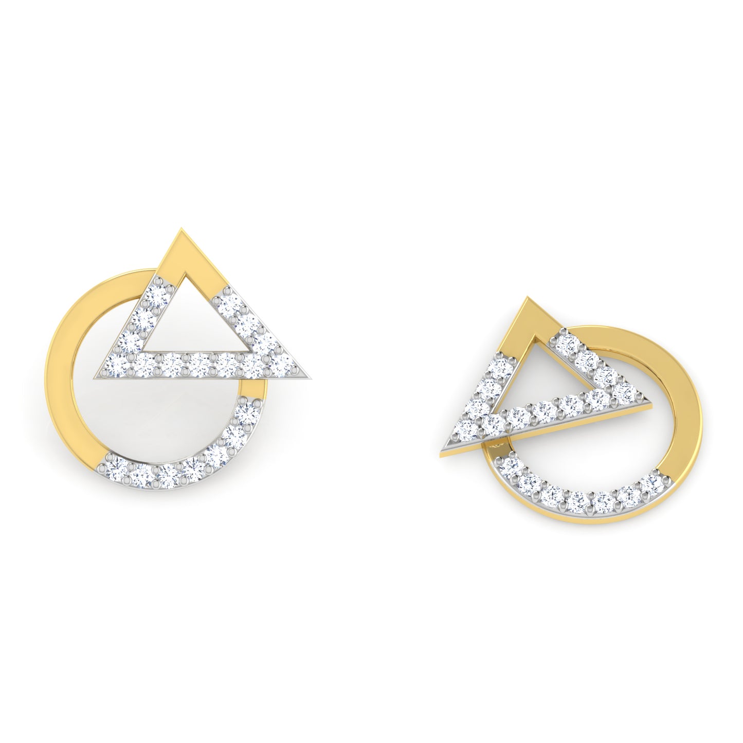 Serene Soliloquy Diamond Studs 18K