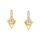 Whispering Whimsy Diamond Huggies