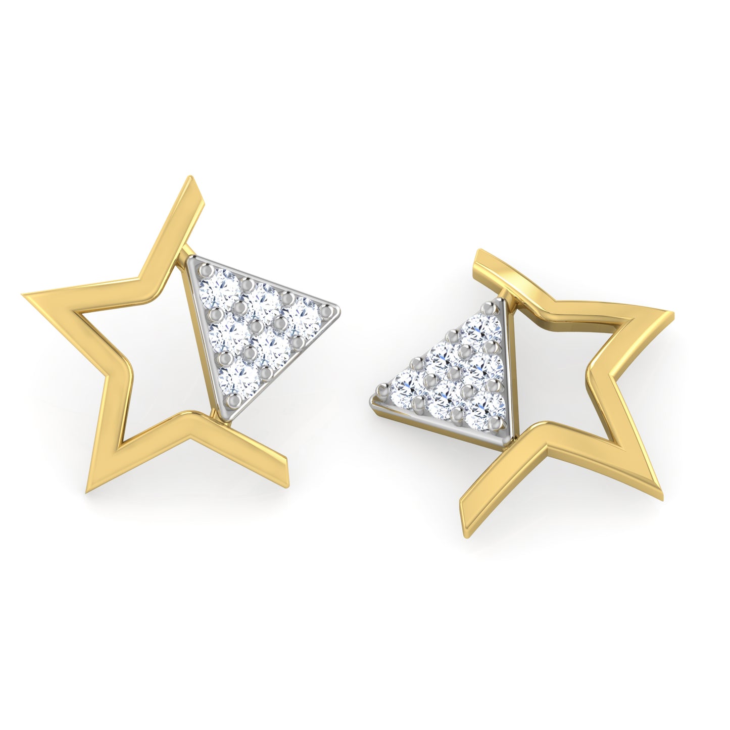 Enigmatic Elegance Diamond Studs 18K