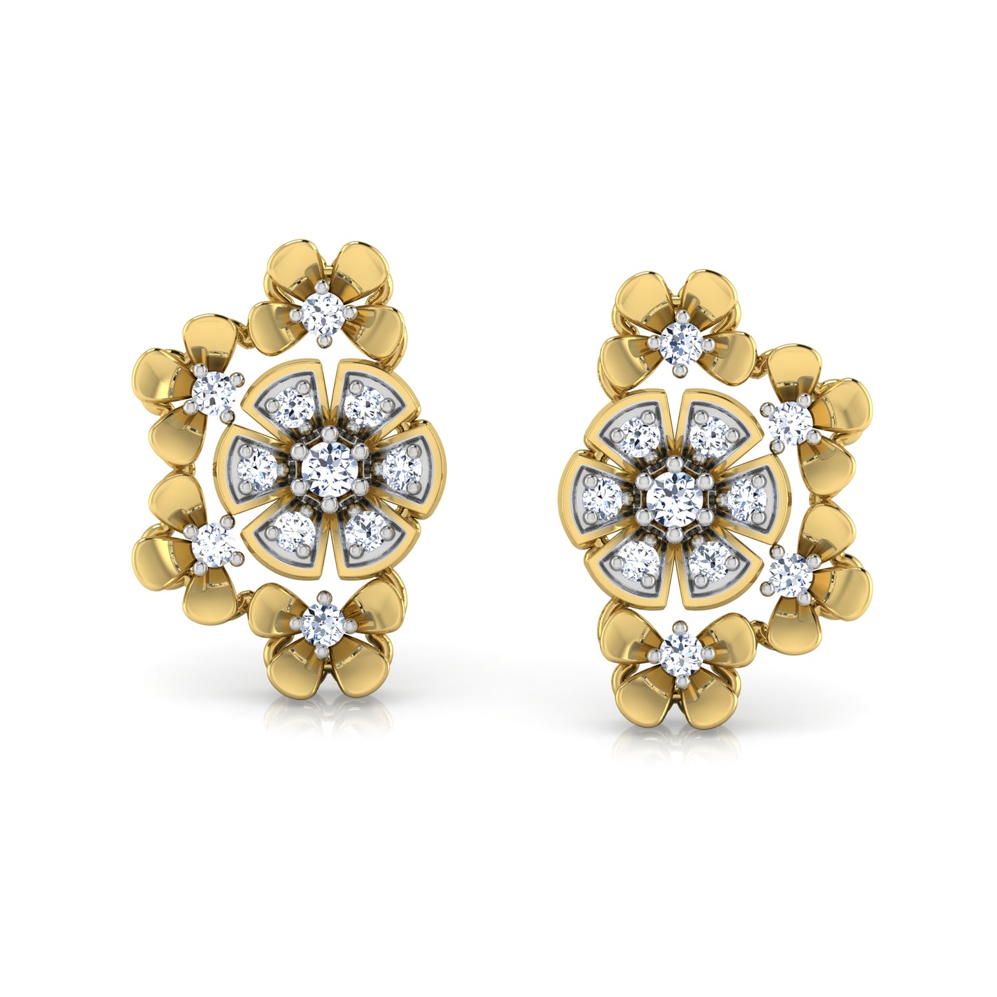 Golden Glamour Earrings