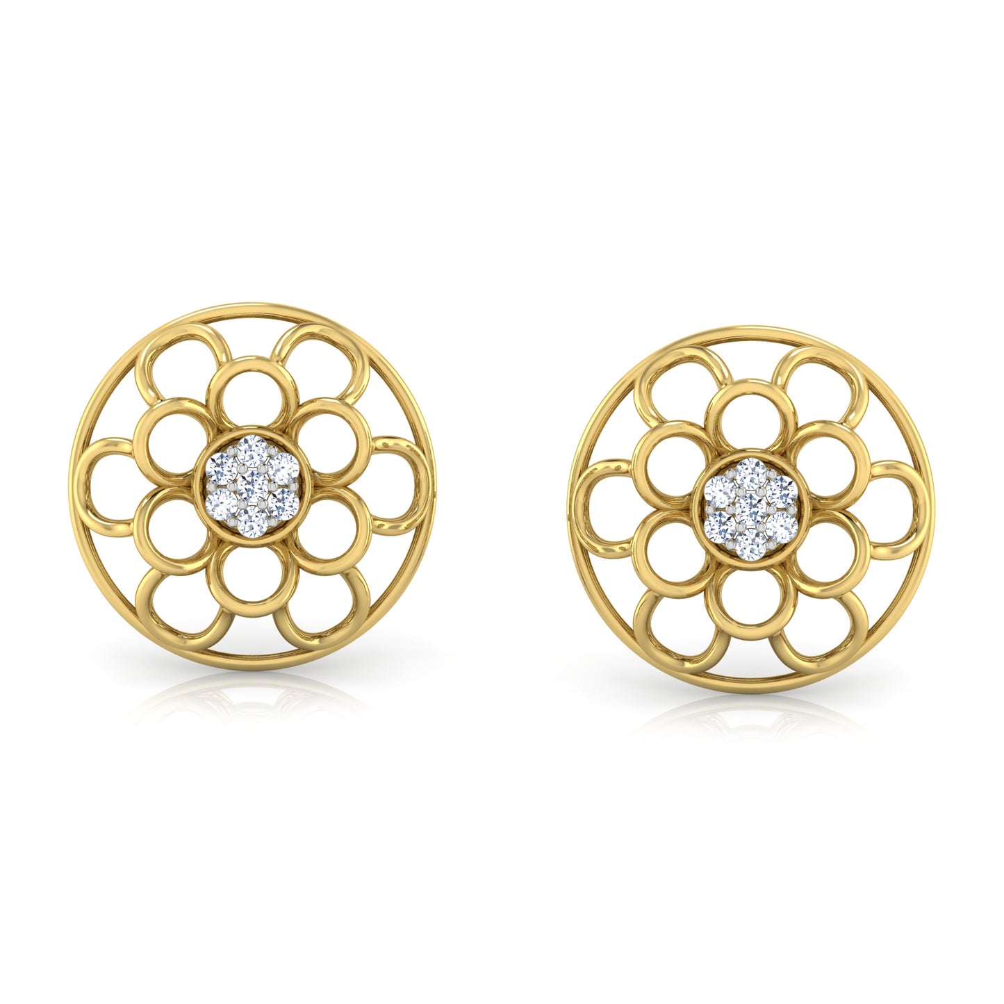 Mystic Moonbeam Earrings 18K