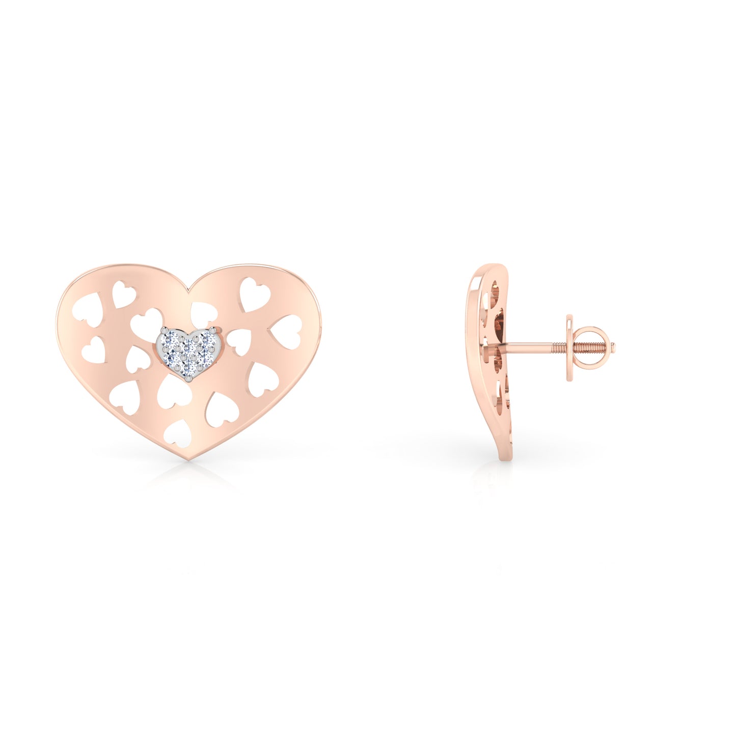 Cosmic Crest Earrings 18K