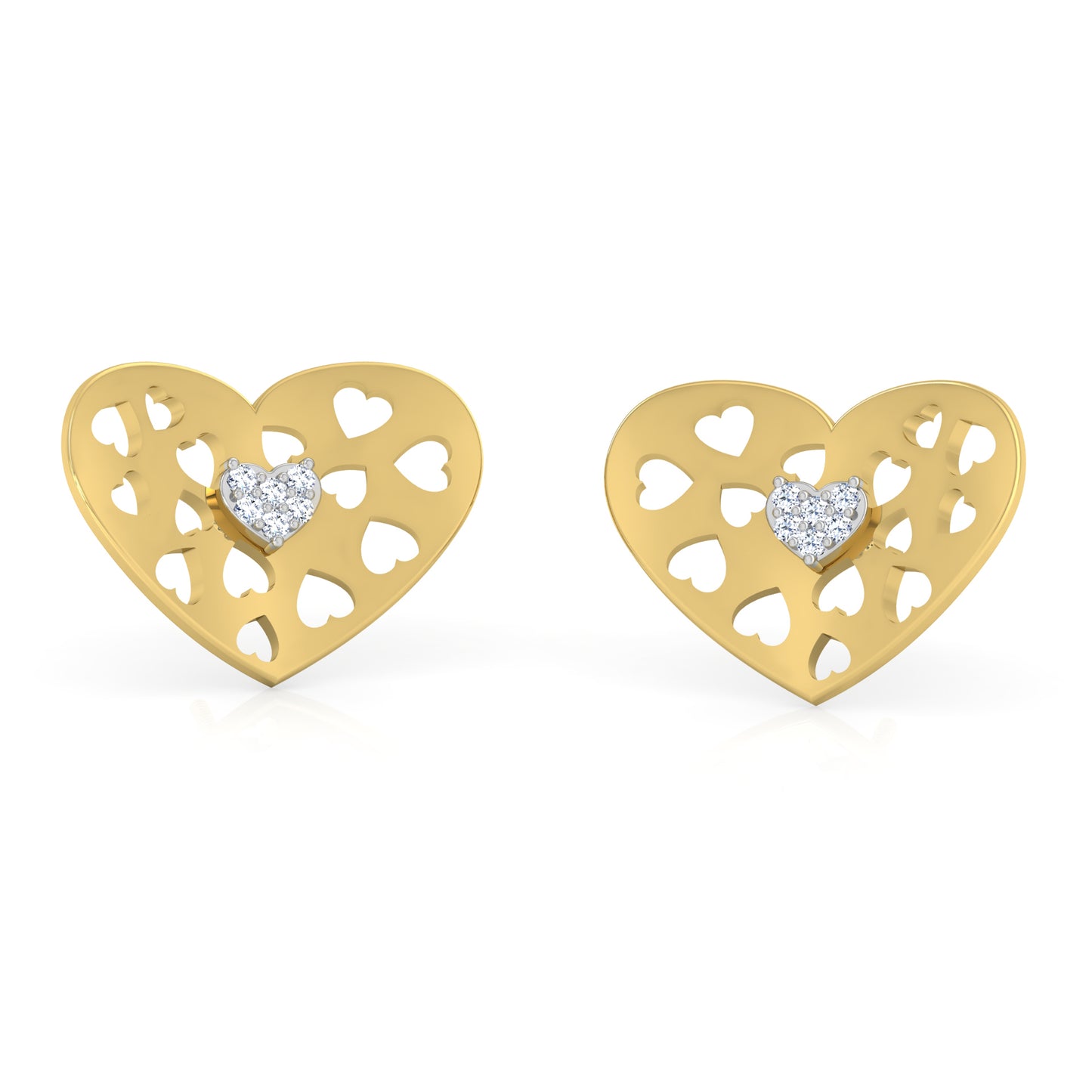 Cosmic Crest Earrings 18K