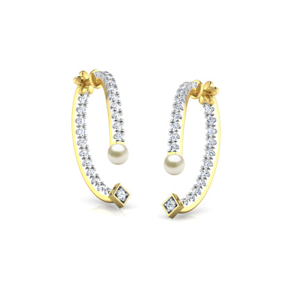 Regal Rosewood Earrings 18K