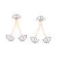 Whispering Waters Earrings 18K