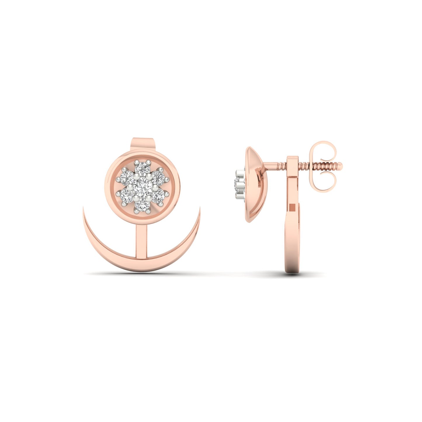 Glacial Gleam Earrings 18K