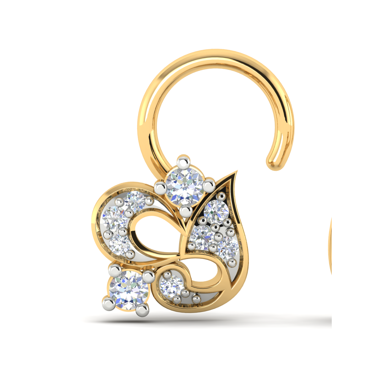 Mystic Moonbeam Nose Pin