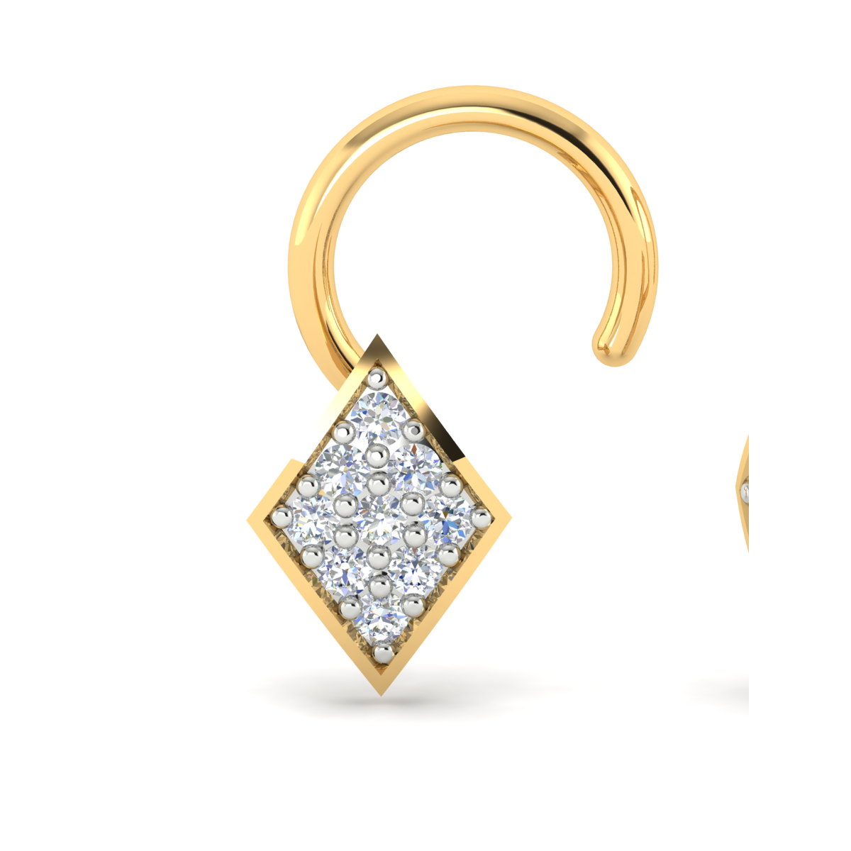 Serene Solitaire Nose Pin