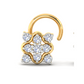 Floral Frost Nose Pin
