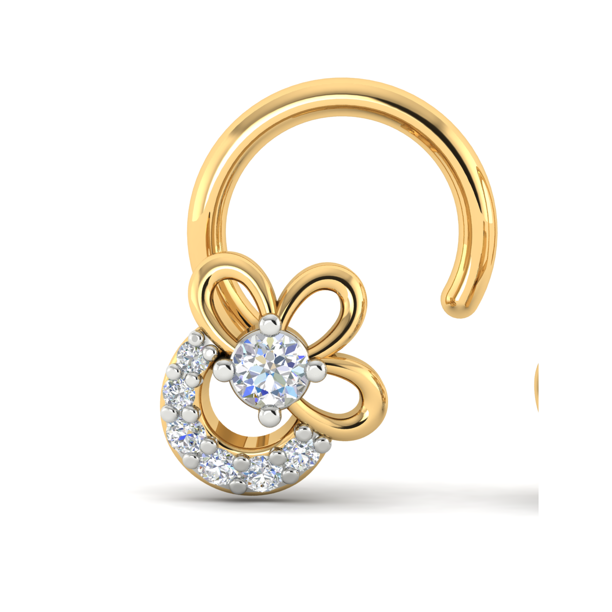 Opulent Orbit Nose Pin