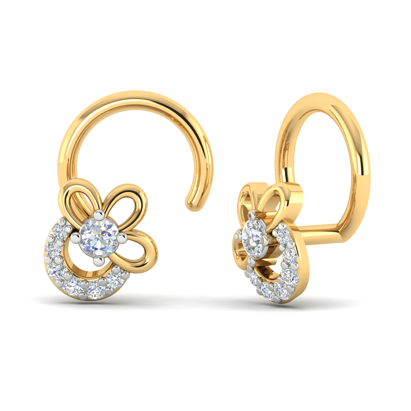Opulent Orbit Nose Pin