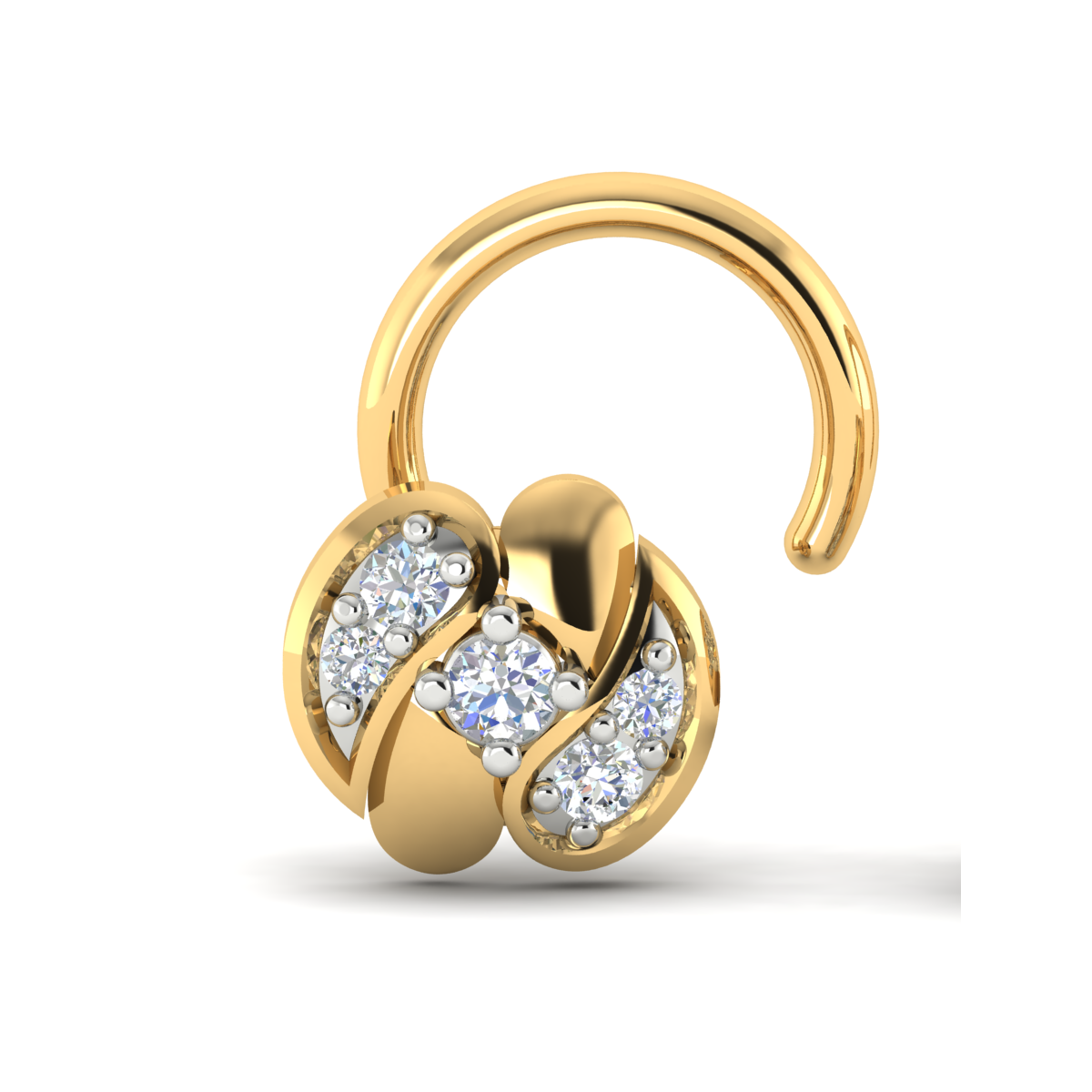 Regal Radiance Nose Pin