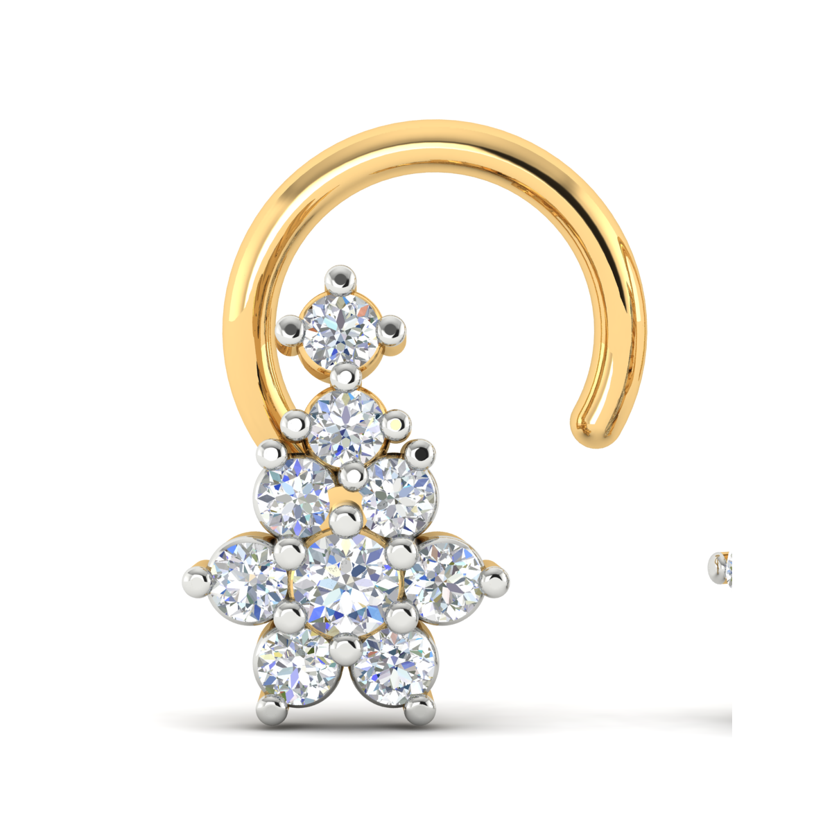 Sparkling Stardust Nose Pin