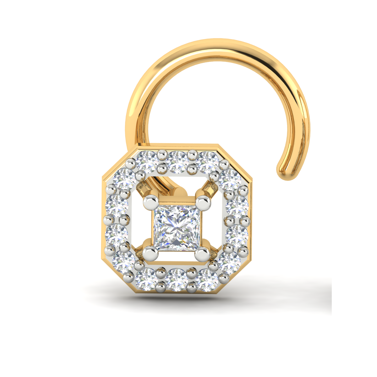 Glistening Harmony Diamond Pin