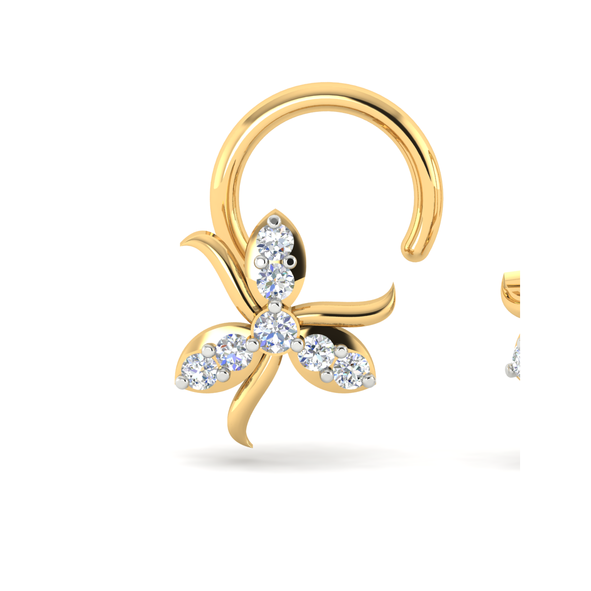 Aurora Serenity Nose Pin