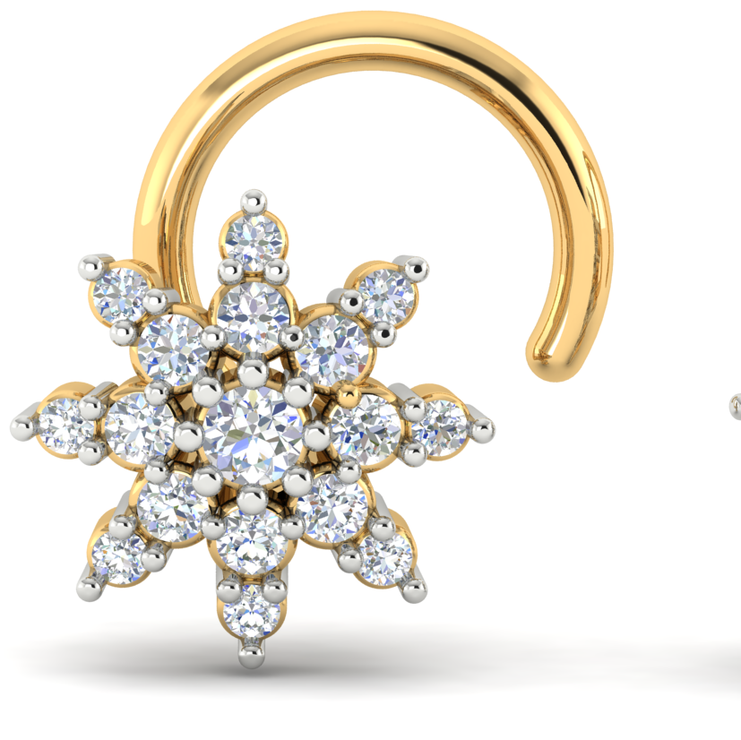 Ethereal Harmony Diamond Pin