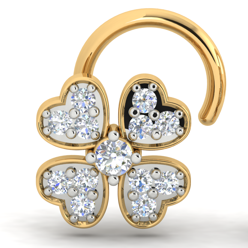 Enchanting Luster Nose Pin