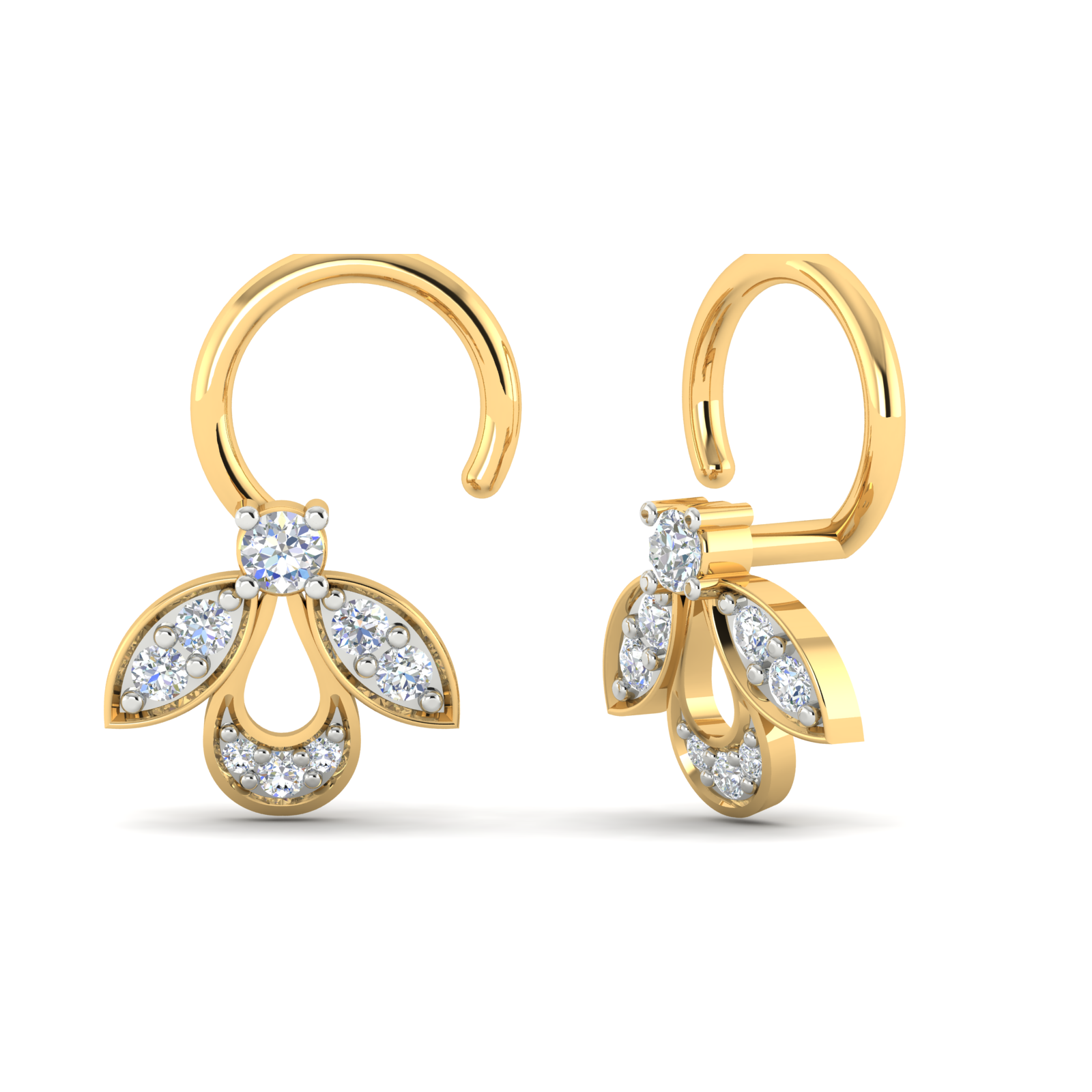 Sparkling Serenade Diamond Pin