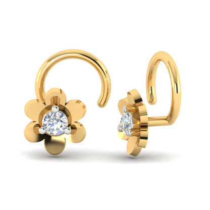 Whispering Harmony Diamond Pin