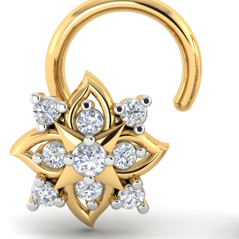 Opulent Petal Nose Pin