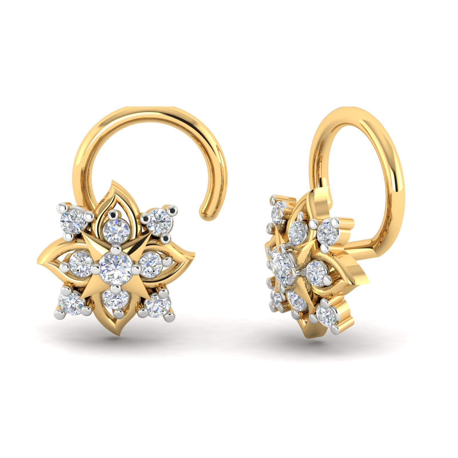 Opulent Petal Nose Pin