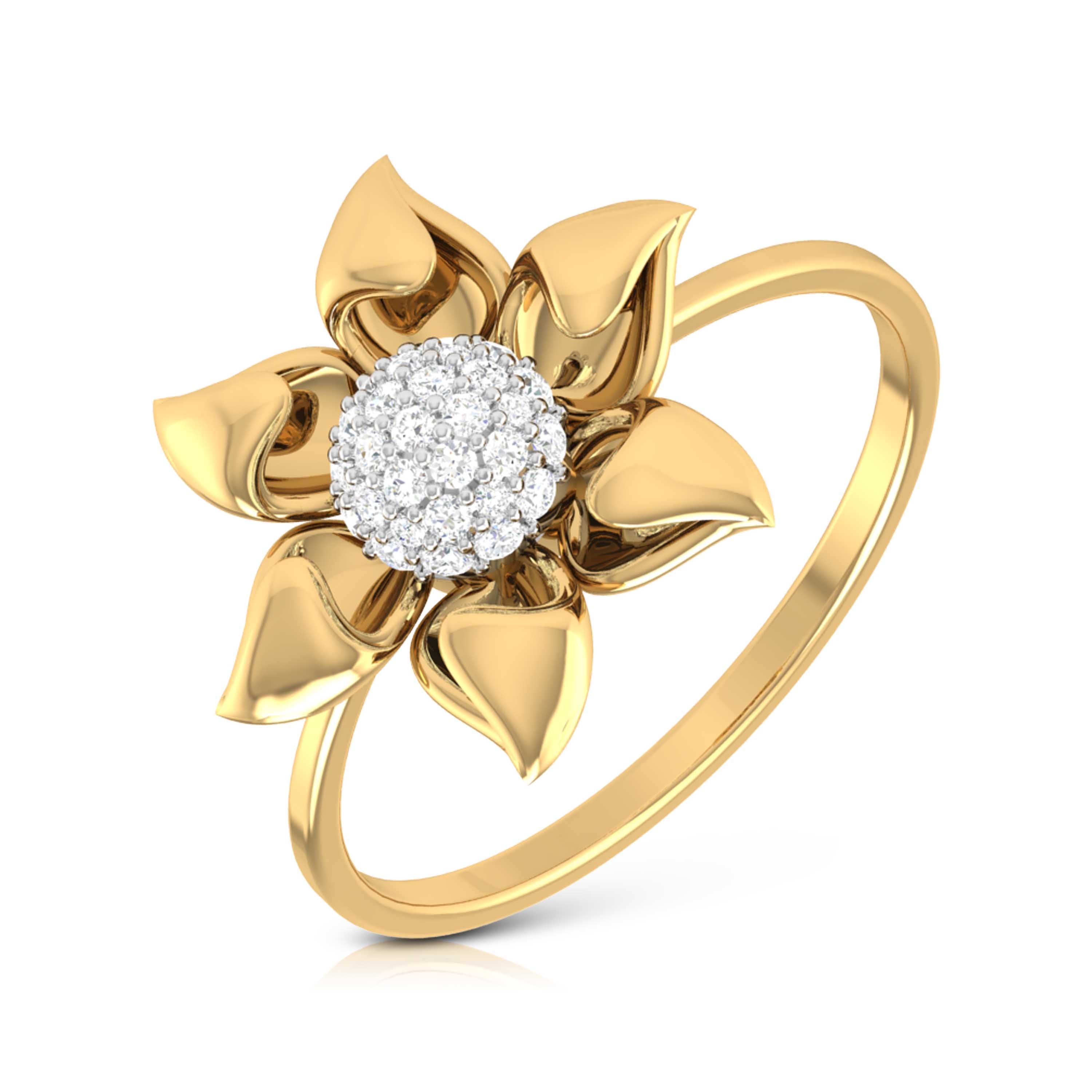 Midnight Serenade 14Kt Diamond Ring