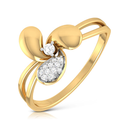 Mystical Moonstone 14Kt Diamond Ring