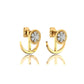Glacial Gleam Earrings 18K