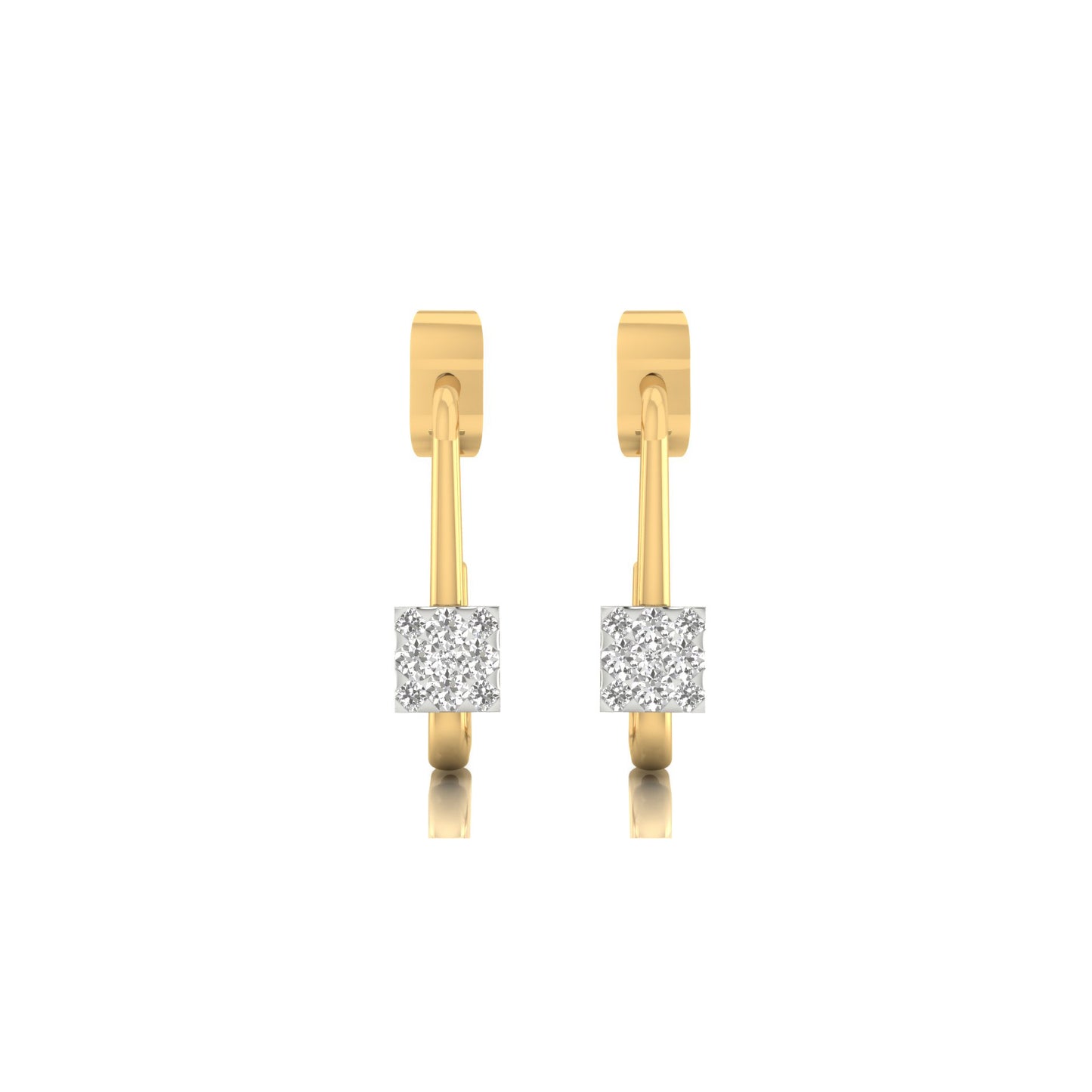 Prismatic Earrings 18K