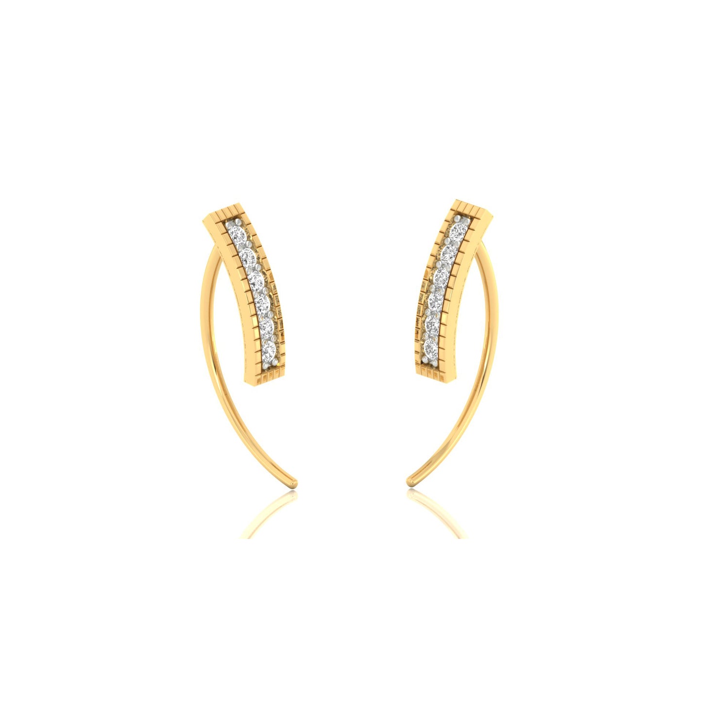 Serene Summit Earrings 18K