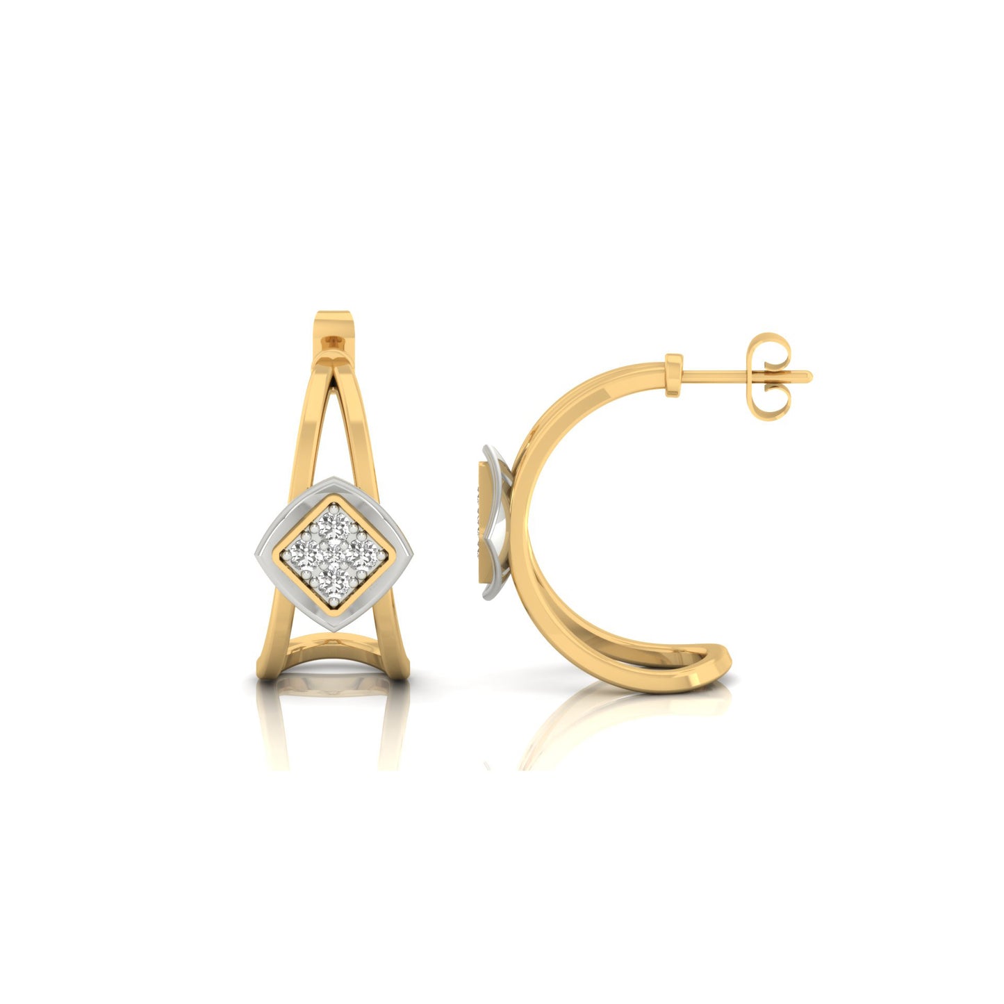 Enigmatic Eclipse Earrings 18K