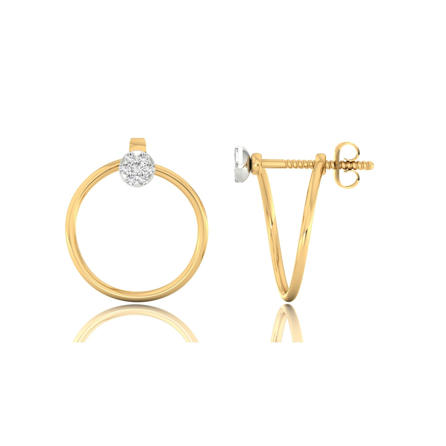 Prismatic Paradise Earrings 18K