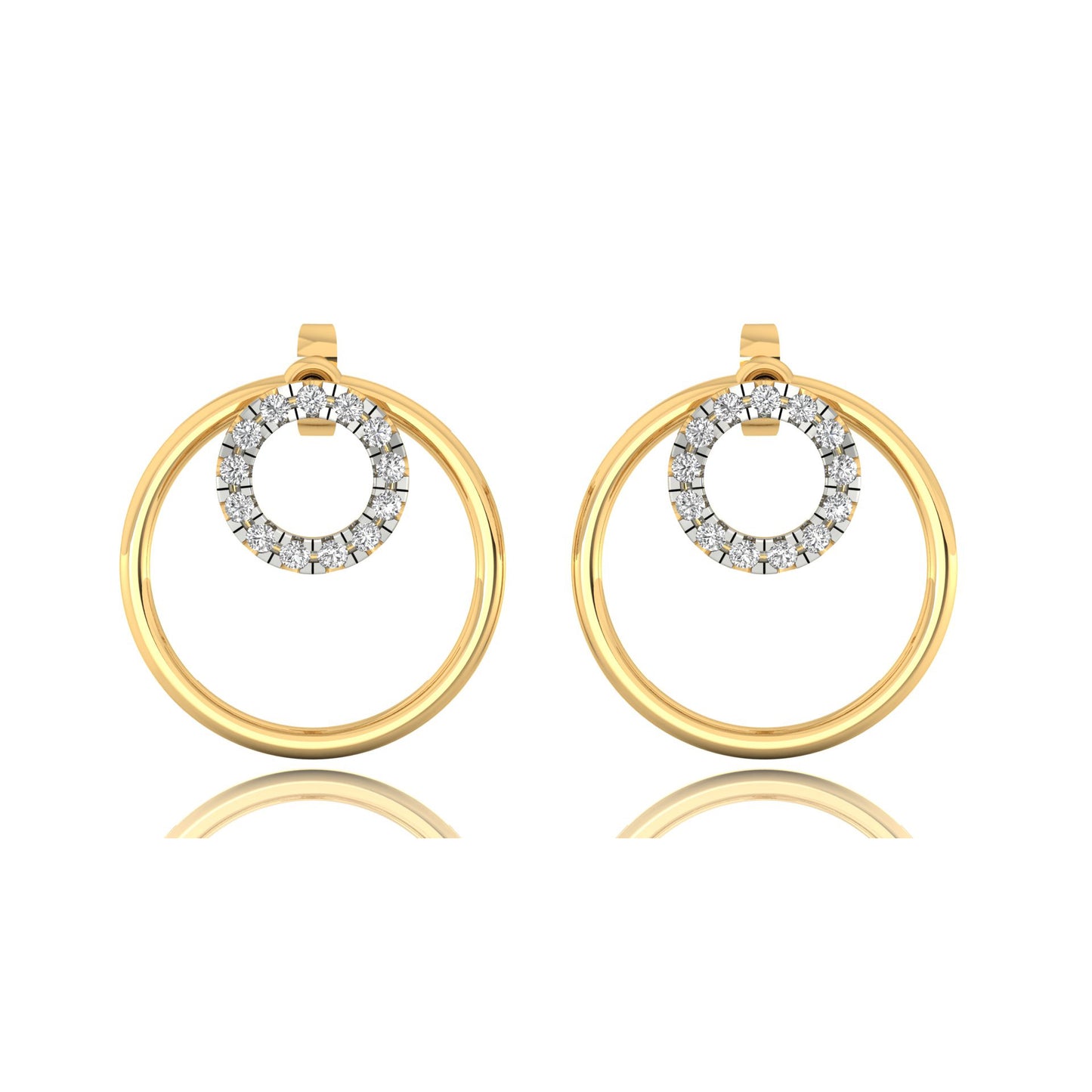 Enchanted Emberglow Earrings 18K